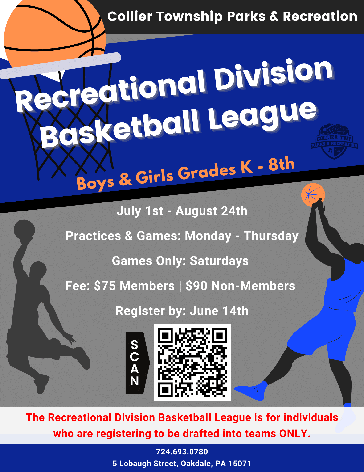 Recreational Division Basketball