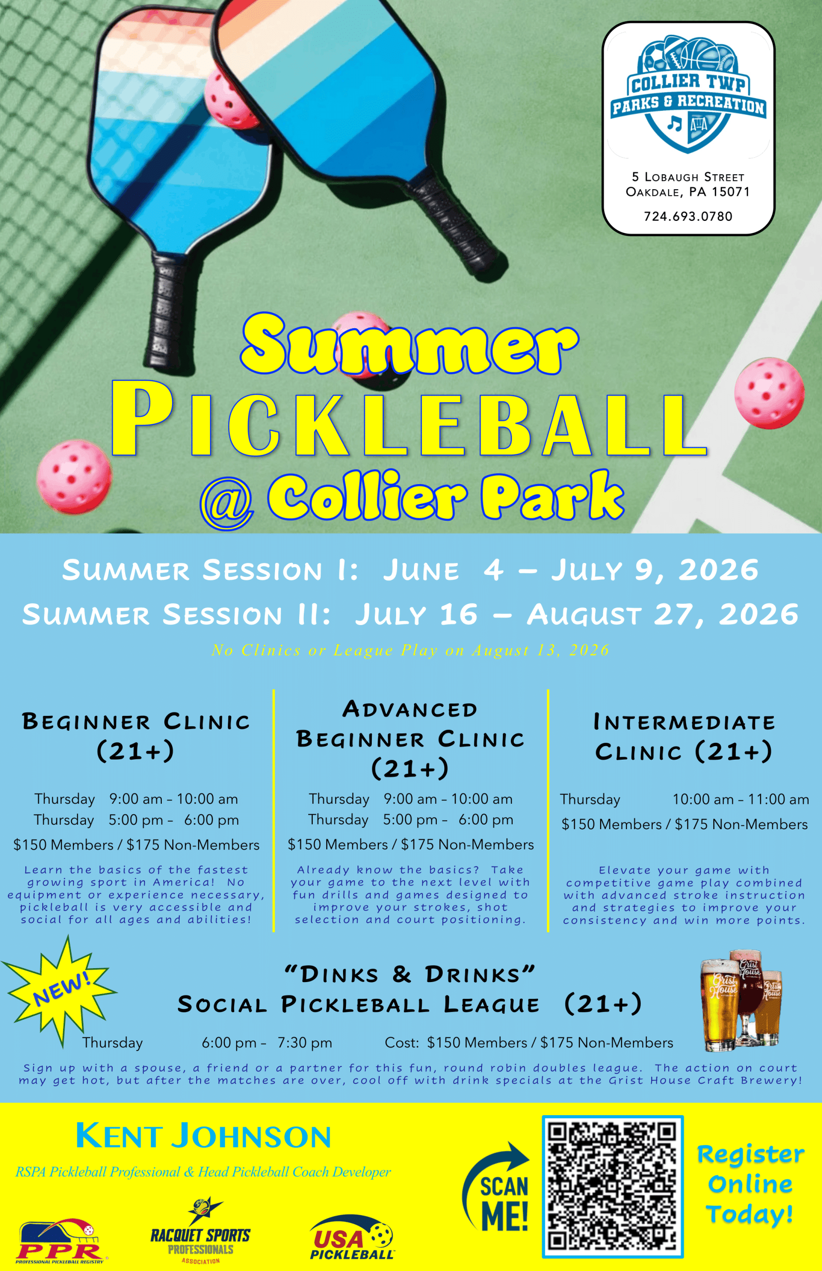 Adult Summer Pickleball